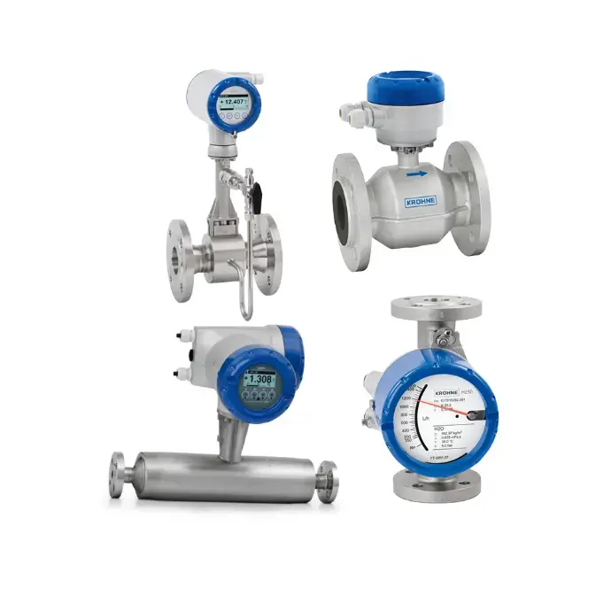 Variable de medición flujo con Krohne