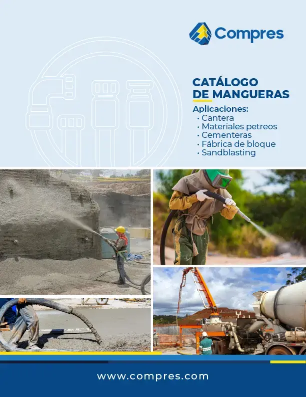 Mangueras para aplicaciones en Cantera y Materiales petreos